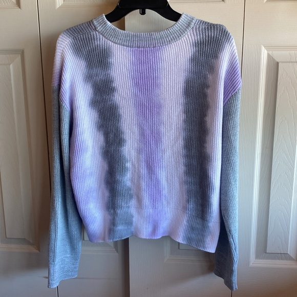 Rails NWT Karis Cashmere & Cotton Pullover Tie-Dyed Rib Knit Sweater - Picture 8 of 16